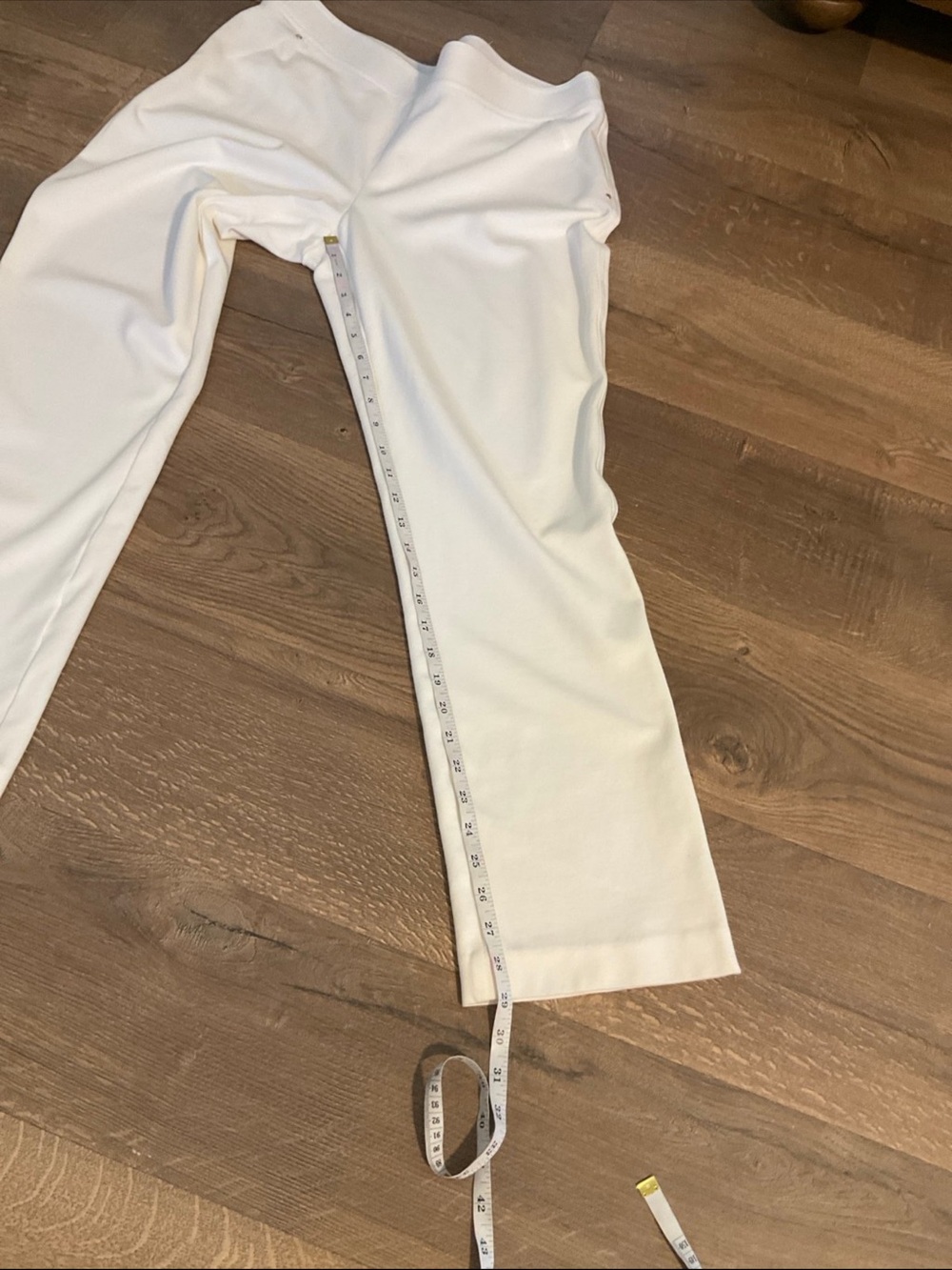 INC International Concepts white slim fit stretchy pants, 16 - Picture 5 of 6